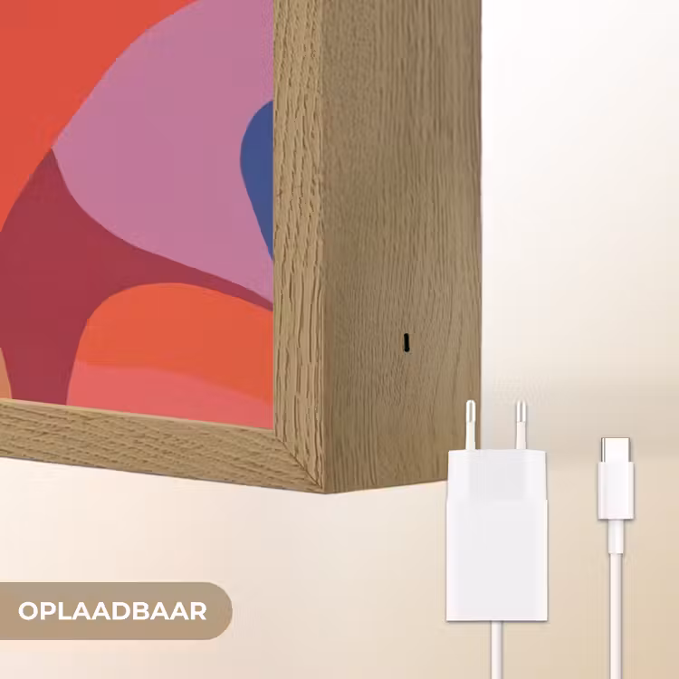 Lightbox - Wandlamp - Vormen - Bochten - Kleurrijk - Abstract — 7