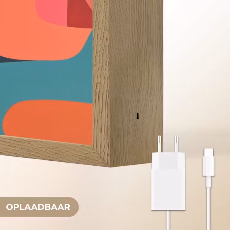 Lightbox - Wandlamp - Vormen - Kleurrijk - Abstract - Vlakken — 7