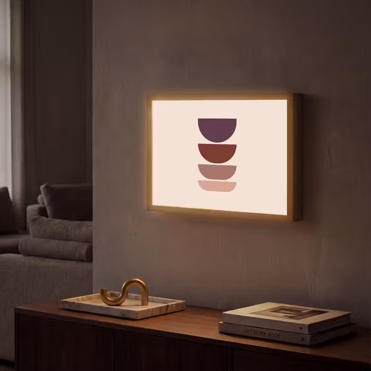 Lightbox - Wandlamp - Harmonieus - Symmetrisch - Rood — 2