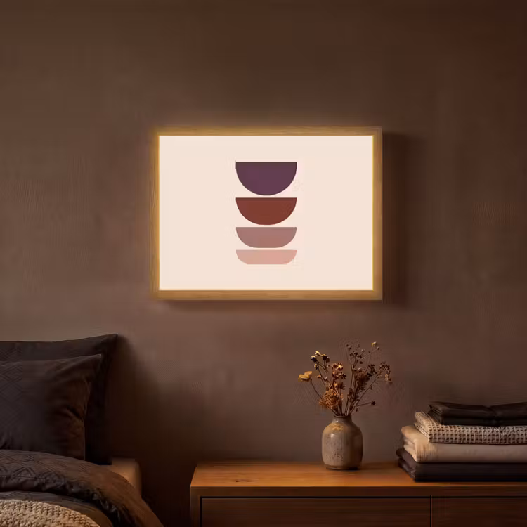 Lightbox - Wandlamp - Harmonieus - Symmetrisch - Rood — 3
