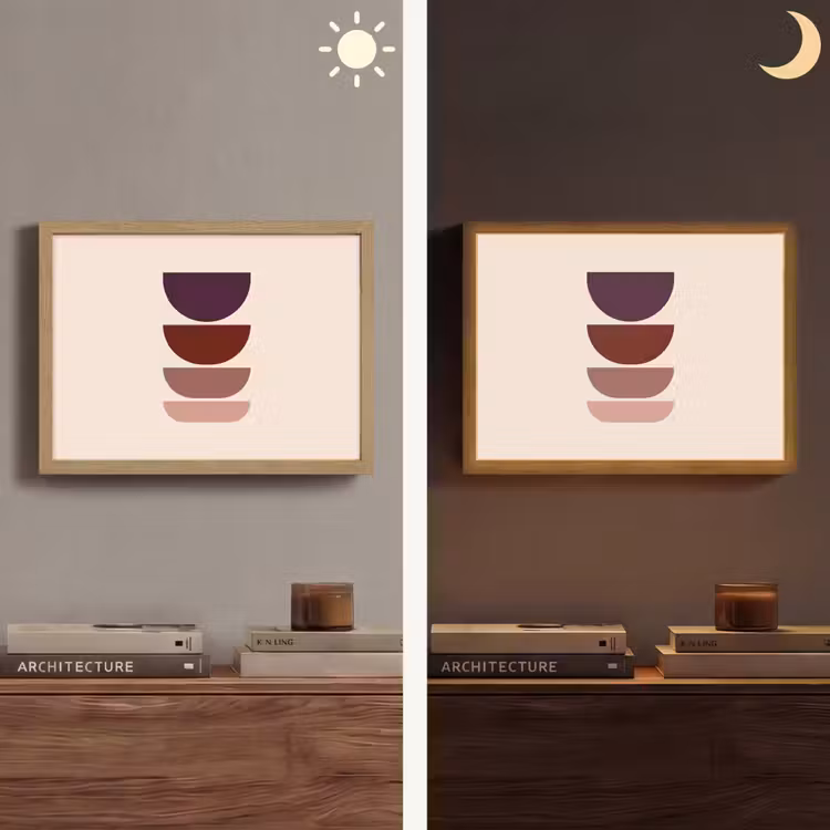 Lightbox - Wandlamp - Harmonieus - Symmetrisch - Rood — 6