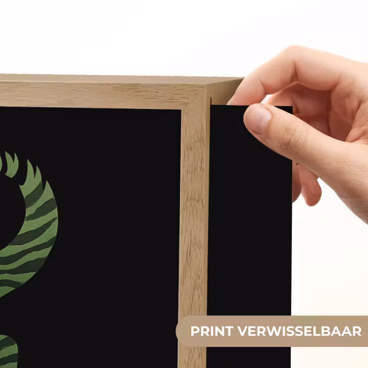 Lightbox - Wandlamp - Krokodil - Groen - Tijgerachtig - Strepen — 5