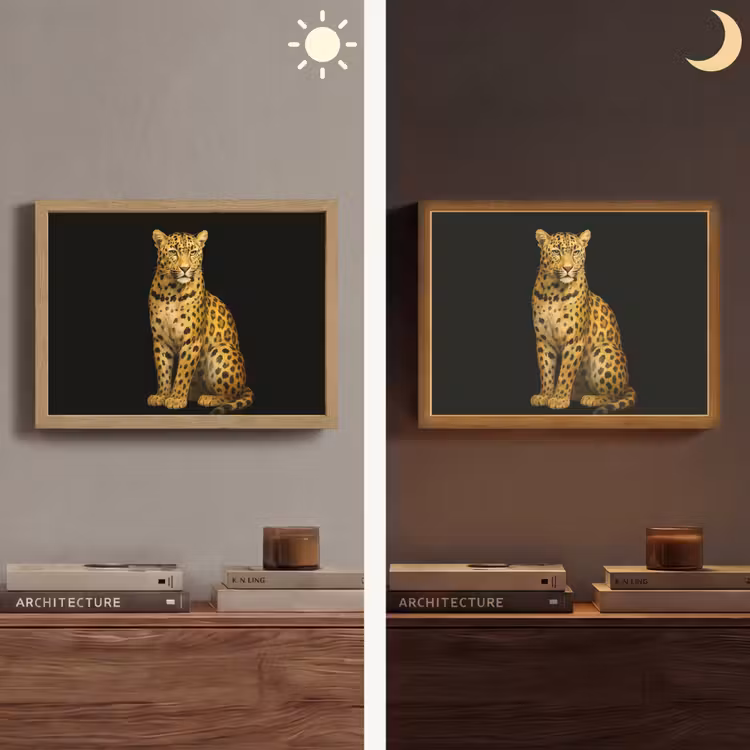 Lightbox - Wandlamp - Panter - Realistisch - Bruin — 6