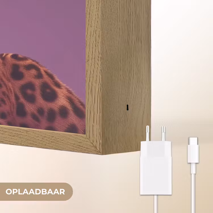 Lightbox - Wandlamp - Panter - Zonnebril - Kauwgombel - Roze — 7