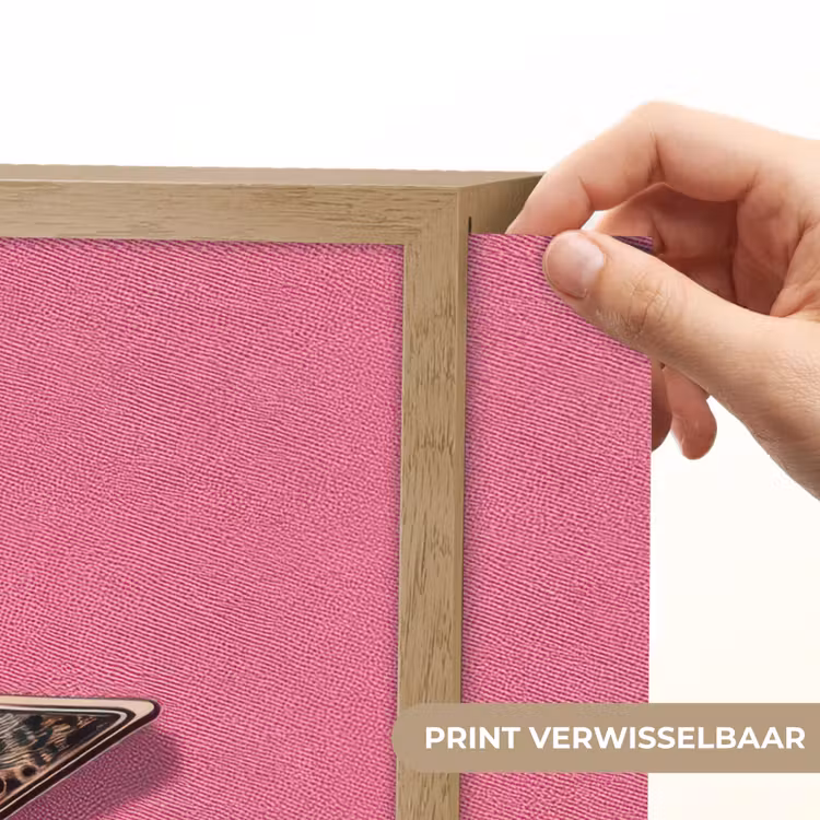 Lightbox - Wandlamp - Ster - Luipaard - Print - Roze — 5