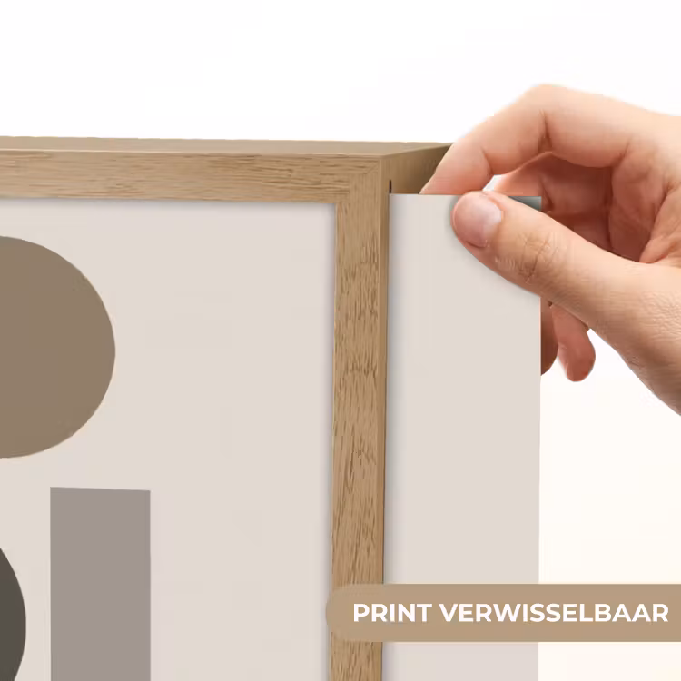 Lightbox - Wandlamp - Natuurlijke tinten - Grafisch - Verticale compositie — 5