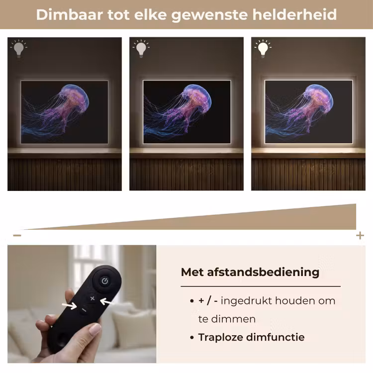 Lightbox - Wandlamp - Kwal - Doorzichtig - Roze - Tentakels — 9