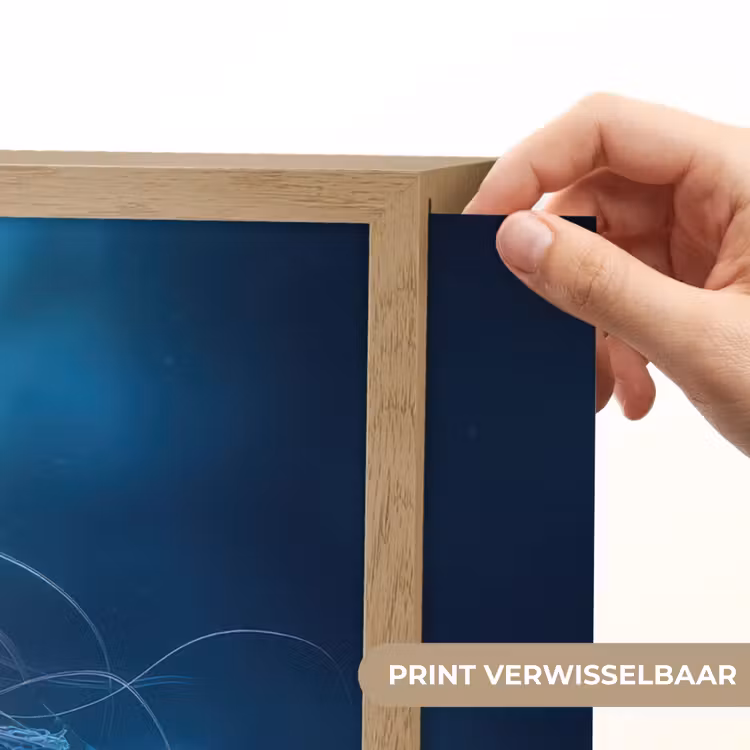 Lightbox - Wandlamp - Kwal - Lichtgevend - Tentakels - Blauw — 5