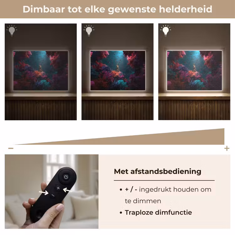 Lightbox - Wandlamp - Standbeeld - Zeebodem - Koraal - Kleurrijk — 9