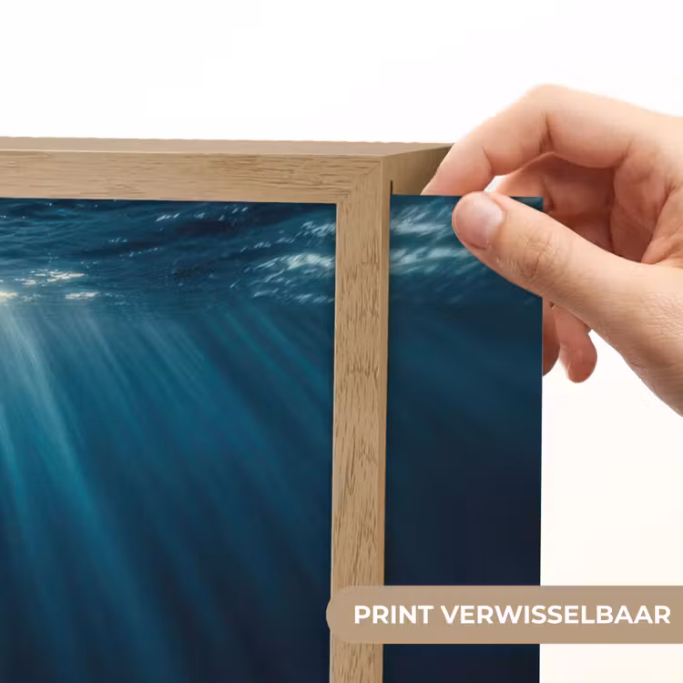 Lightbox - Wandlamp - Walvis - Water - Zonnestralen - Blauw — 5