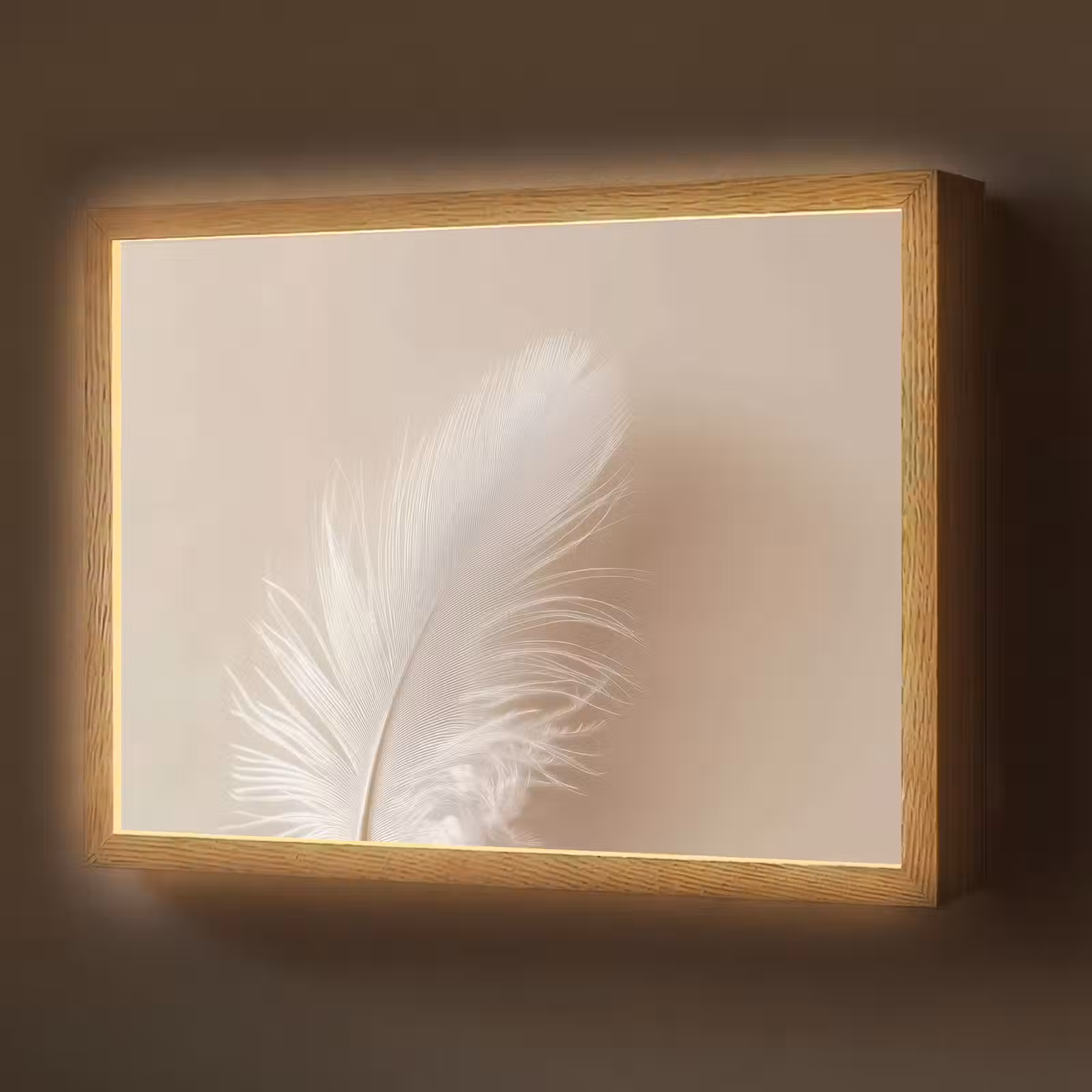 Lightbox - Wandlamp - Veer - Minimalistisch - Roze — 1