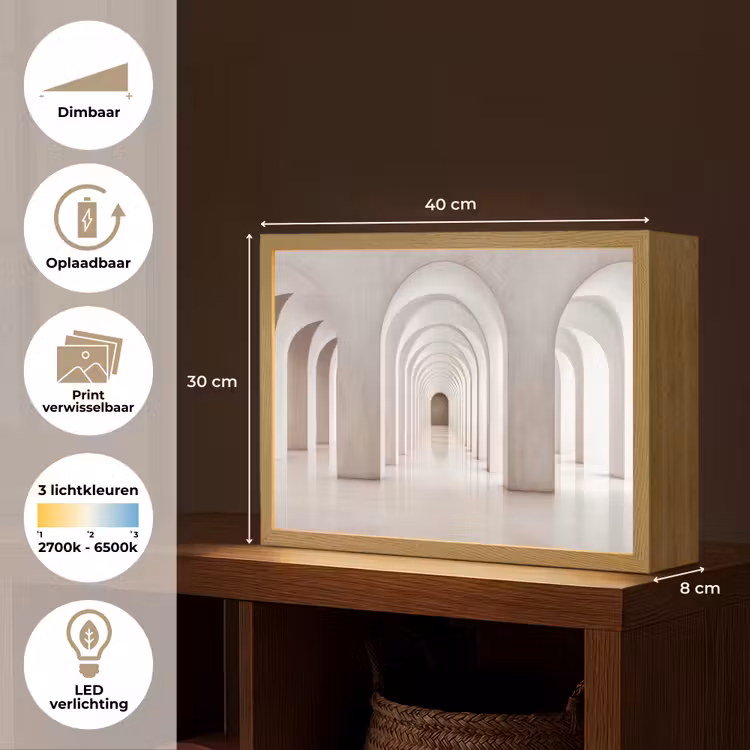Lightbox - Wandlamp - Hal - Bogen - Symmetrisch - Modern — 10