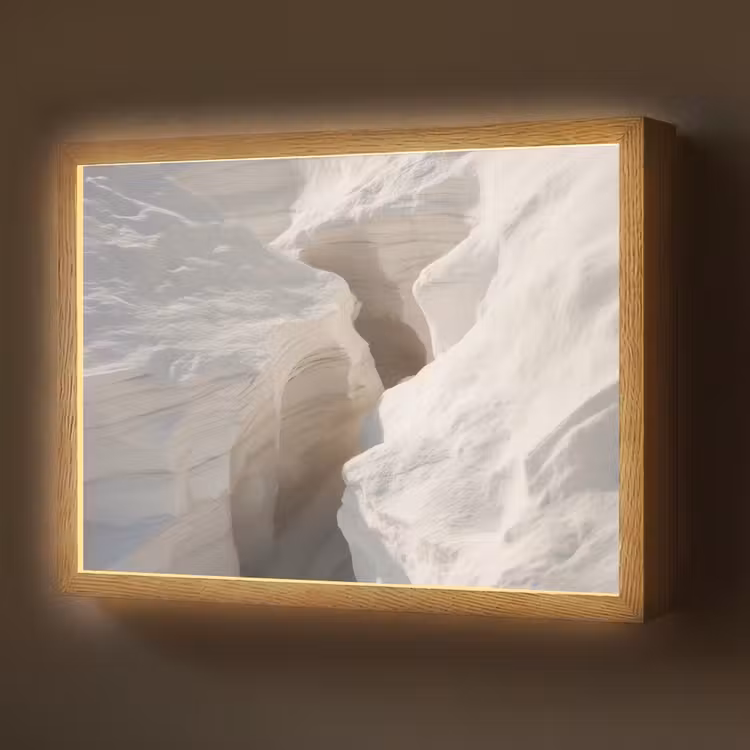 Lightbox - Wandlamp - Kloof - Wit - Sneeuw — 1