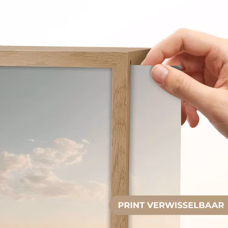 Lightbox - Wandlamp - Luchtballon - Wolken - Water - Blauw — 5