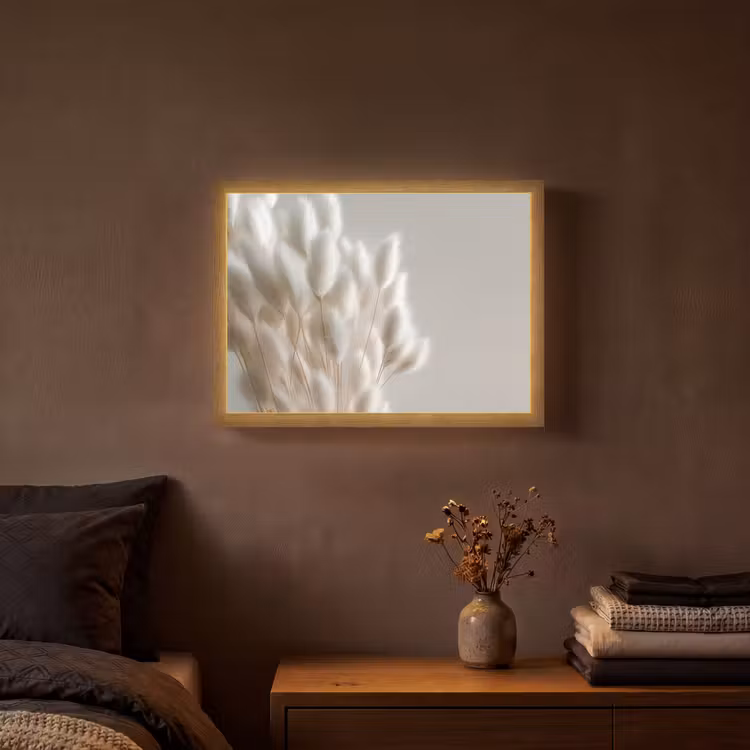 Lightbox - Wandlamp - Pluimen - Beige - Minimalistisch — 3