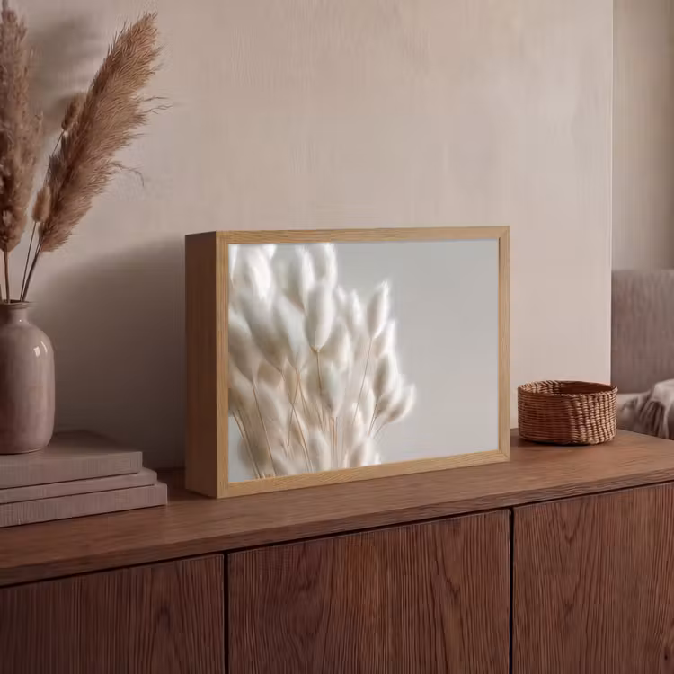 Lightbox - Wandlamp - Pluimen - Beige - Minimalistisch — 4