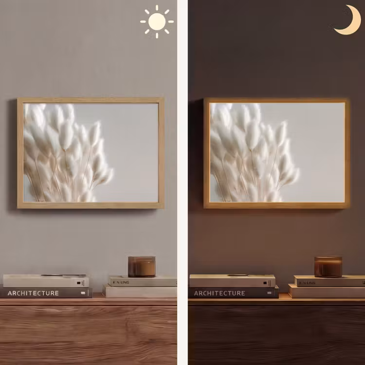 Lightbox - Wandlamp - Pluimen - Beige - Minimalistisch — 6