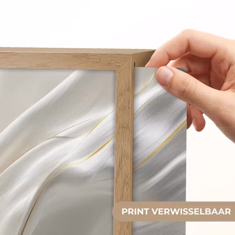 Lightbox - Wandlamp - Stof - Plooien - Goud — 5