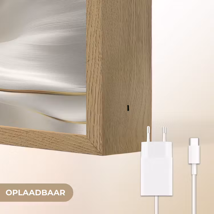 Lightbox - Wandlamp - Stof - Plooien - Goud — 7