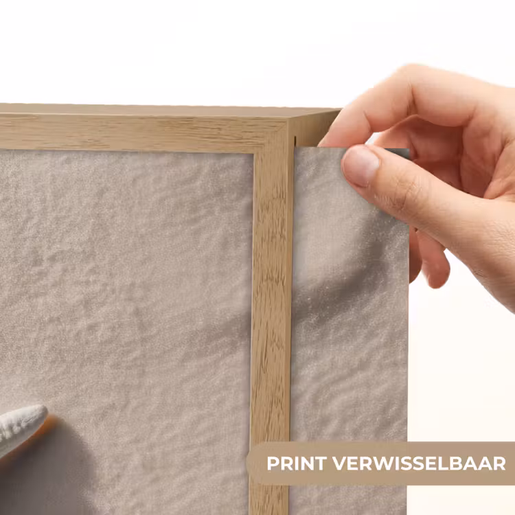 Lightbox - Wandlamp - Strand - Zeester - Zand - Beige — 5