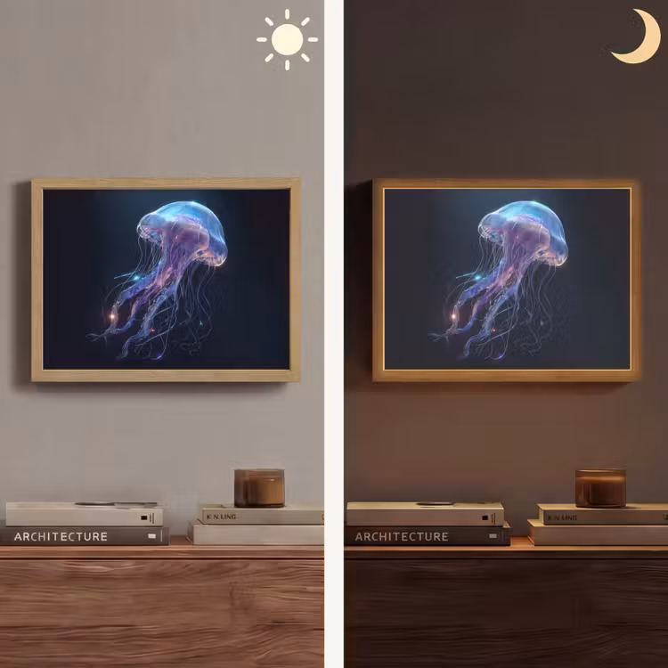Lightbox - Wandlamp - Tentakels - Kwal - Paars - Sprankeling — 6