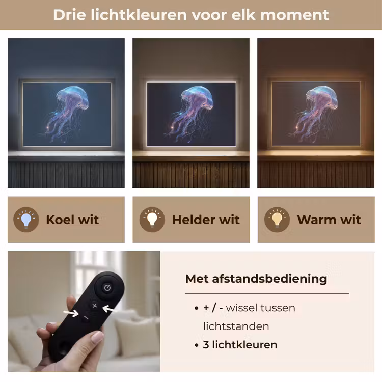 Lightbox - Wandlamp - Tentakels - Kwal - Paars - Sprankeling — 8