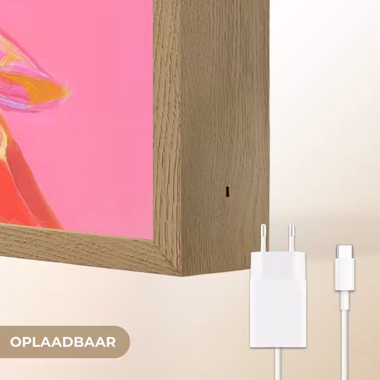 Lightbox - Wandlamp - Giraf - Roze - Bril - Sjaal — 7