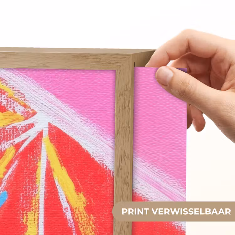 Lightbox - Wandlamp - Grapefruit - Geschilderd - Roze - Strepen — 5