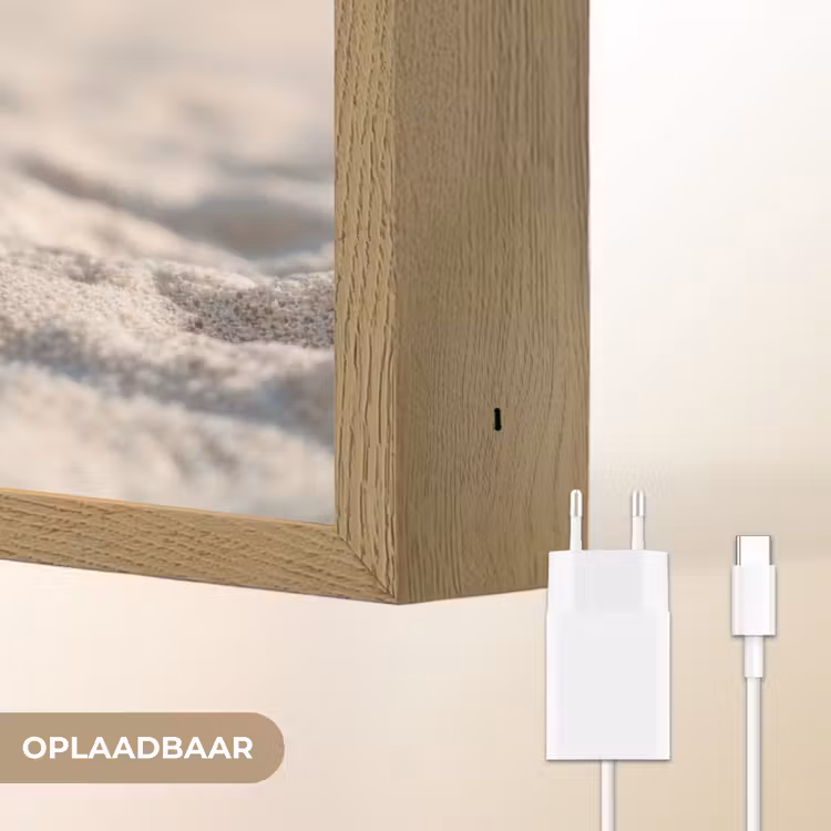 Lightbox - Wandlamp - Stenen - Stapel - Zand - Zee — 7
