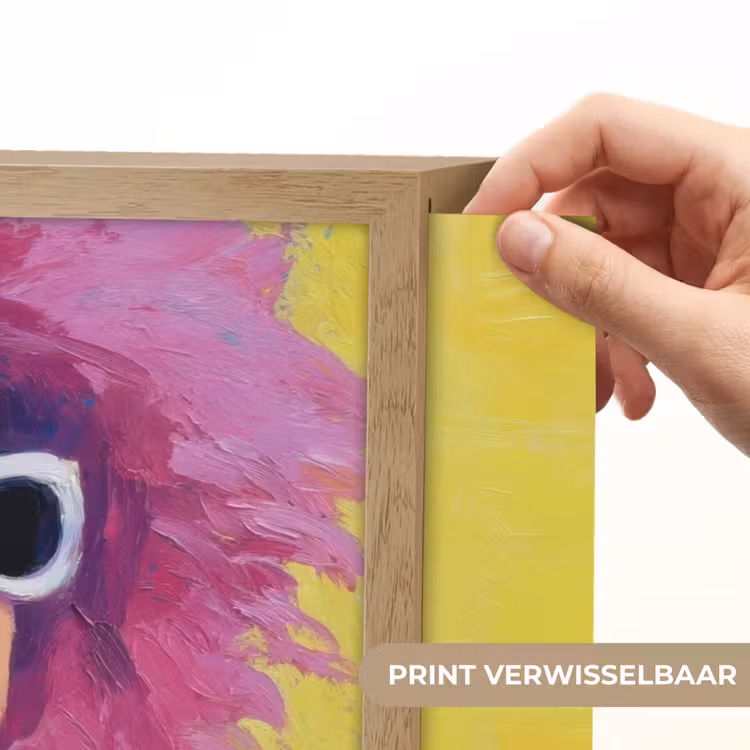 Lightbox - Wandlamp - Vrouw - Hoed - Paars - Wijn — 5