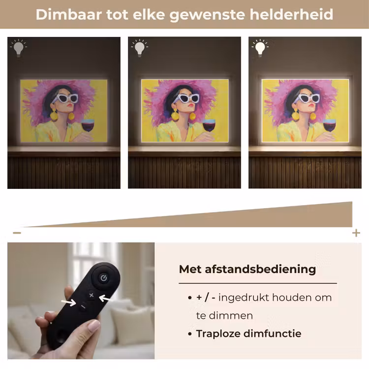 Lightbox - Wandlamp - Vrouw - Hoed - Paars - Wijn — 9