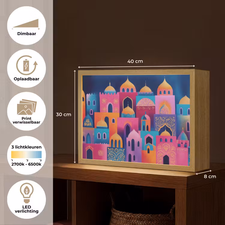Lightbox - Wandlamp - Kleurrijk - Avond - Islamitisch — 10