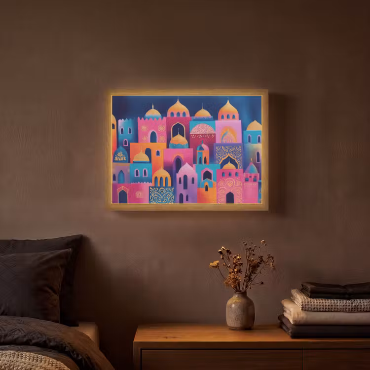 Lightbox - Wandlamp - Kleurrijk - Avond - Islamitisch — 3