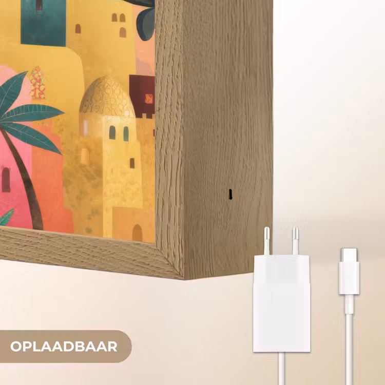 Lightbox - Wandlamp - Kleurrijk - Palmbomen - Islamitisch — 7