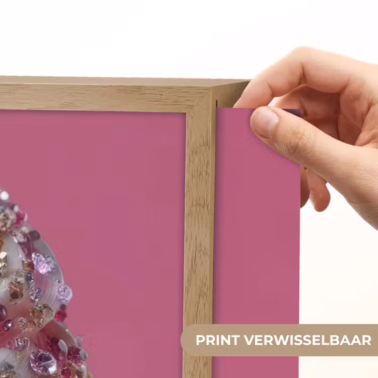 Lightbox - Wandlamp - Softijs - Edelstenen - Roze - Hoorntje — 5