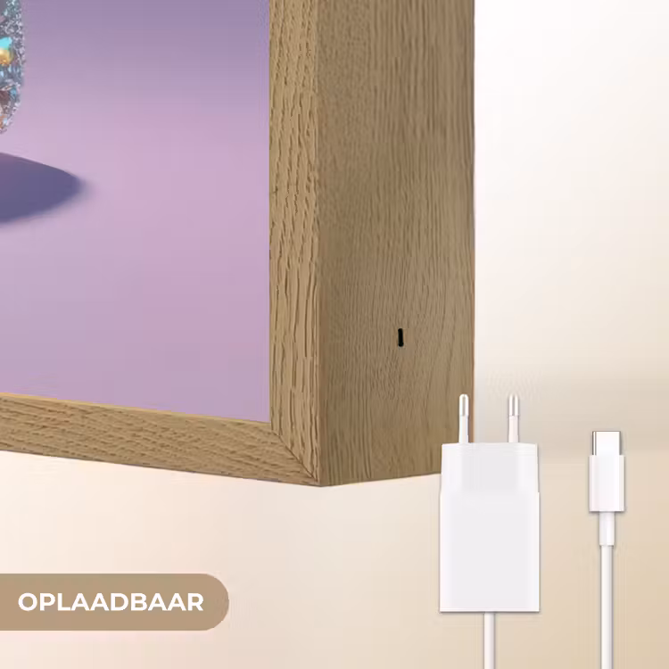 Lightbox - Wandlamp - Edelstenen - Glitters - Paars - Kleurrijk — 7