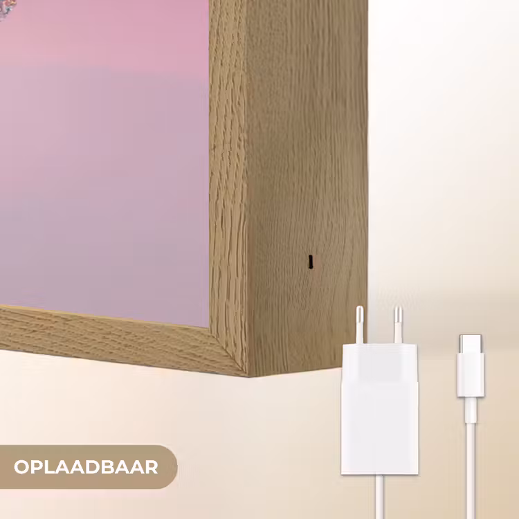Lightbox - Wandlamp - Hotdog - Steentjes - Glitters - Paars — 7