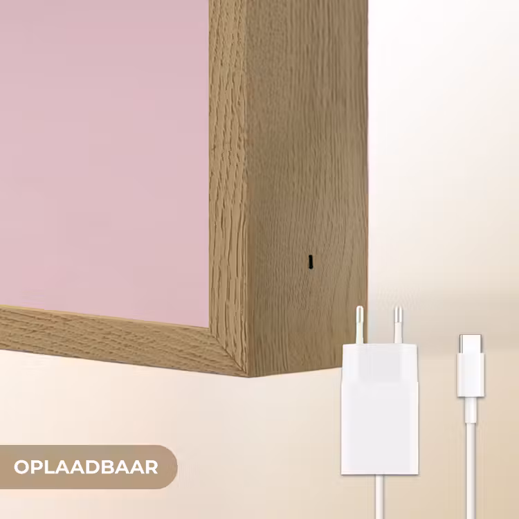 Lightbox - Wandlamp - Noodles - Edelstenen - Stokjes - Roze — 7