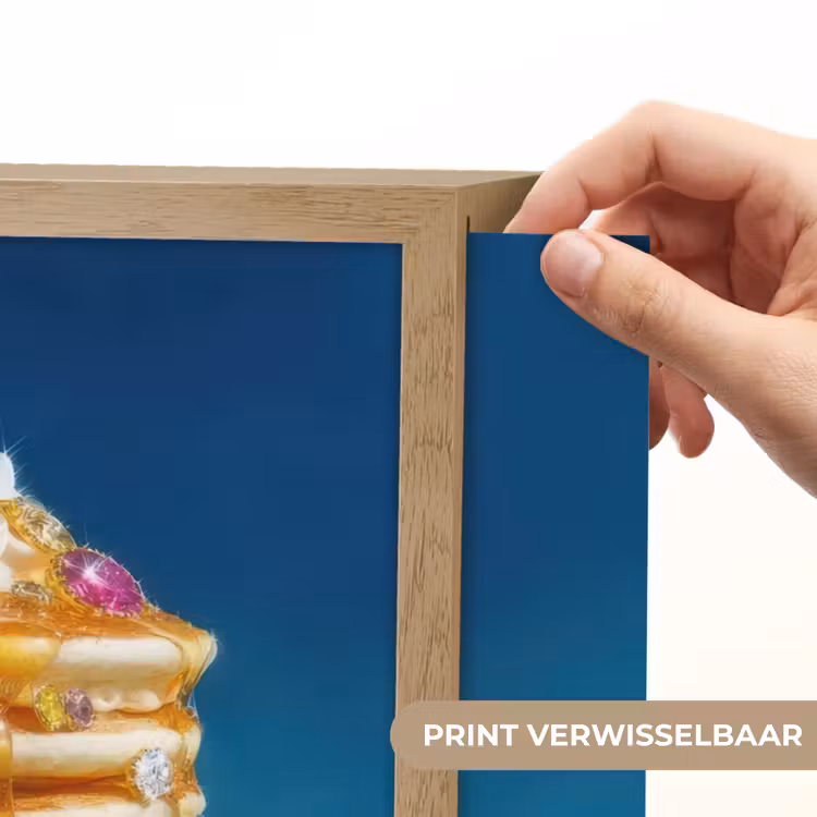 Lightbox - Wandlamp - Pannenkoeken - Steentjes - Glitter - Slagroom — 5