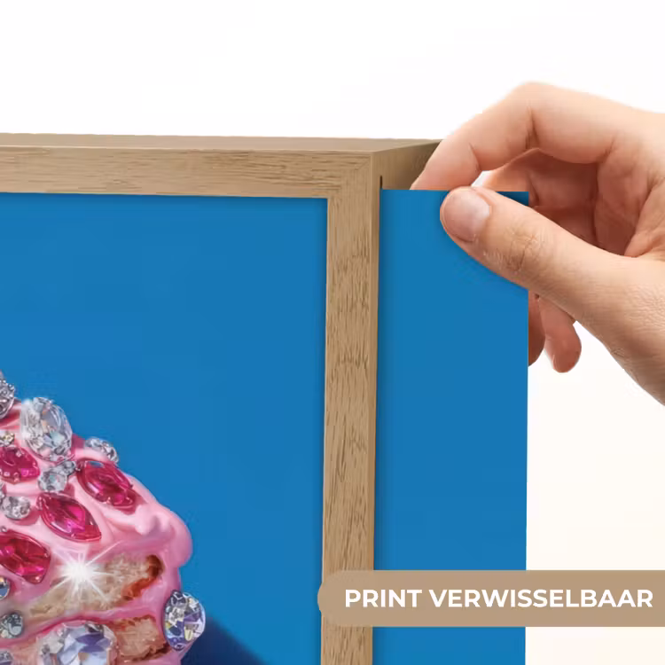 Lightbox - Wandlamp - Taart - Edelstenen - Glitters - Roze — 5