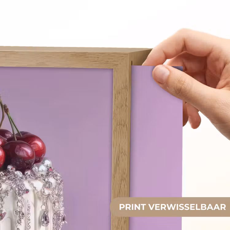 Lightbox - Wandlamp - Taart - Kersen - Juwelen - Rood — 5