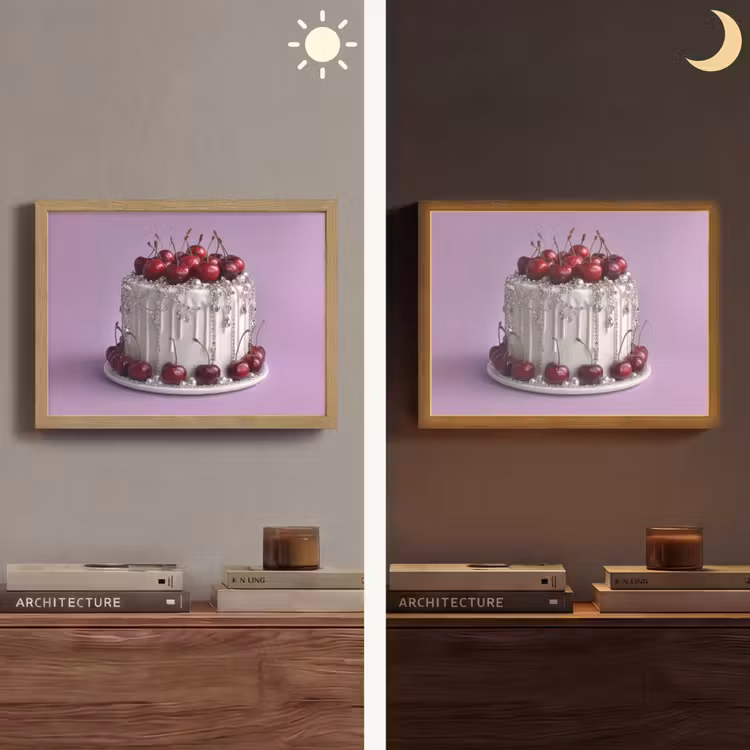 Lightbox - Wandlamp - Taart - Kersen - Juwelen - Rood — 6