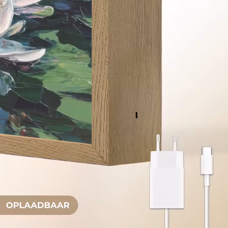 Lightbox - Wandlamp - Waterlelies - Bloemen - Roze - Water — 7