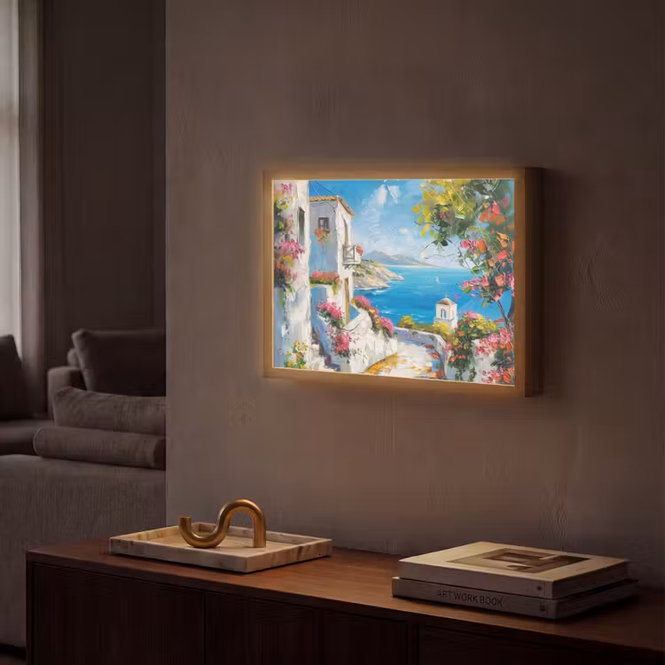 Lightbox - Wandlamp - Landschap - Bloemen - Natuur - Zomer — 2