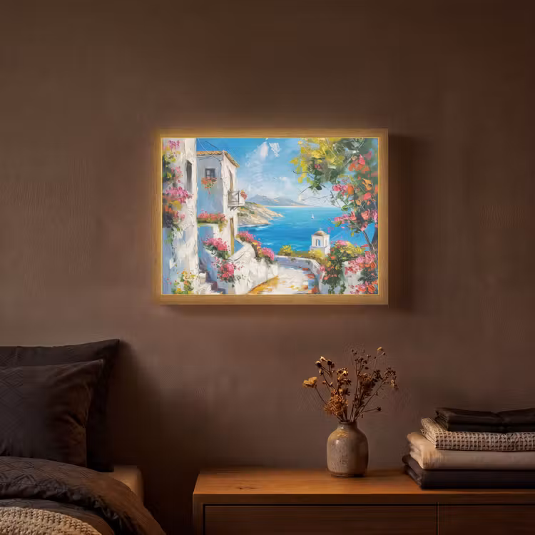 Lightbox - Wandlamp - Landschap - Bloemen - Natuur - Zomer — 3