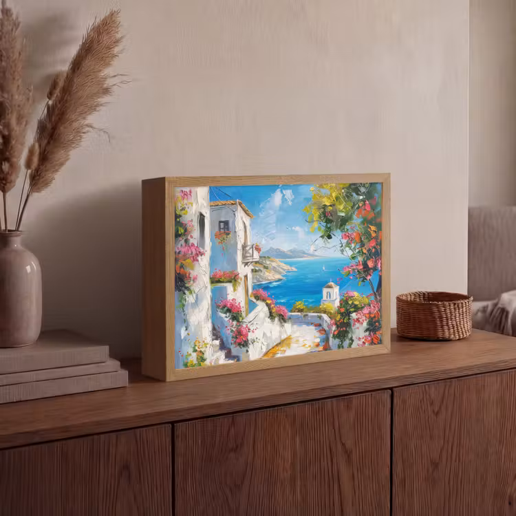 Lightbox - Wandlamp - Landschap - Bloemen - Natuur - Zomer — 4