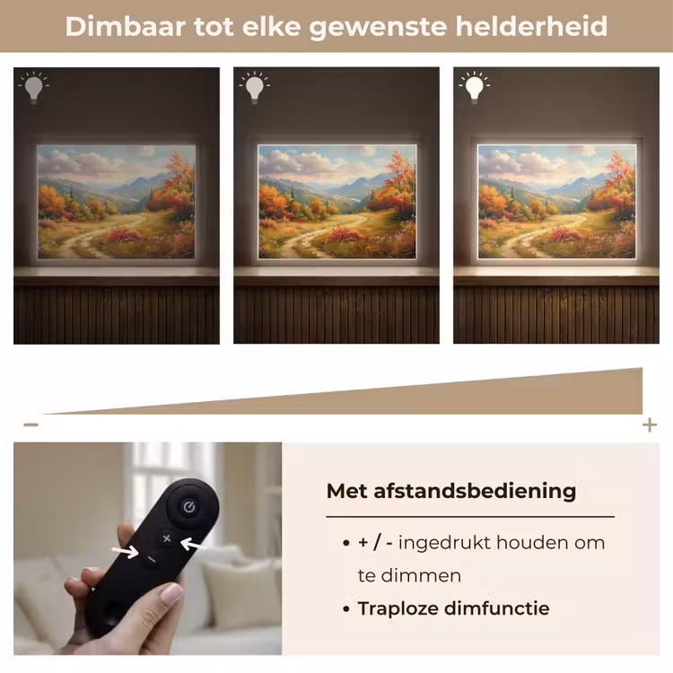 Lightbox - Wandlamp - Landschap - Illustratie - Natuur — 9