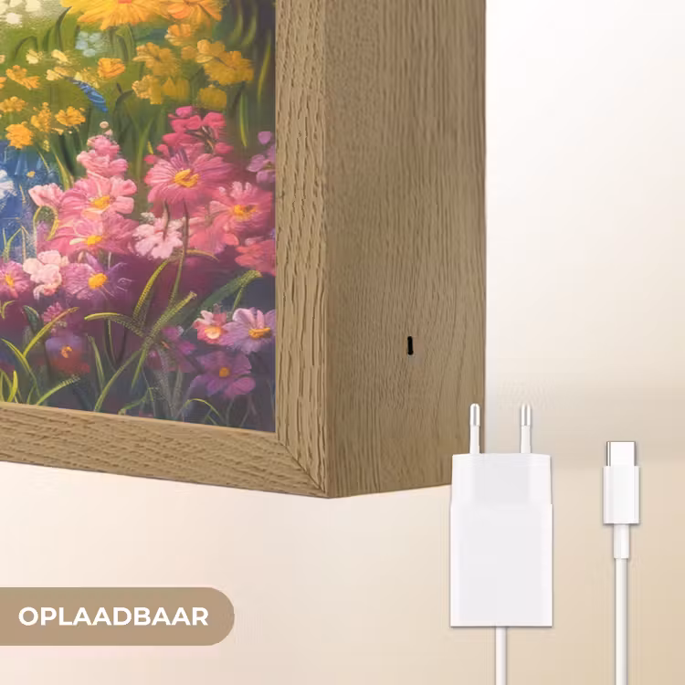 Lightbox - Wandlamp - Natuur - Landschap - Bloemen - Kleurrijk — 7
