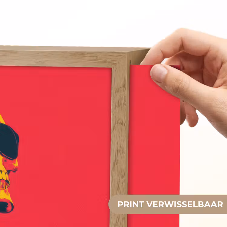Lightbox - Wandlamp - Zonnebril - Schedel - Jas - Rood — 5