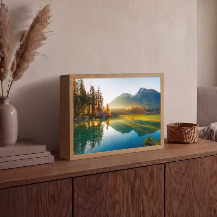 Lightbox - Wandlamp - Meer - Bos - Bergen - Natuur - Zon - Landschap — 4